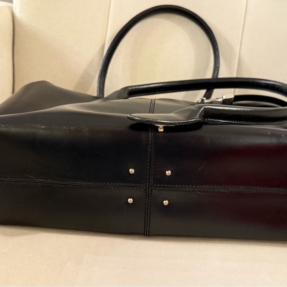 Tod's Elegant Black Leather Tote - Amazing!!! - Picture 10 of 12